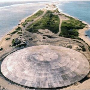 Nuclear Coffin in Marshall Islands.