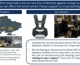 Saving Lives in Ukraine: StemRad Makes Radiation Shield Donation
